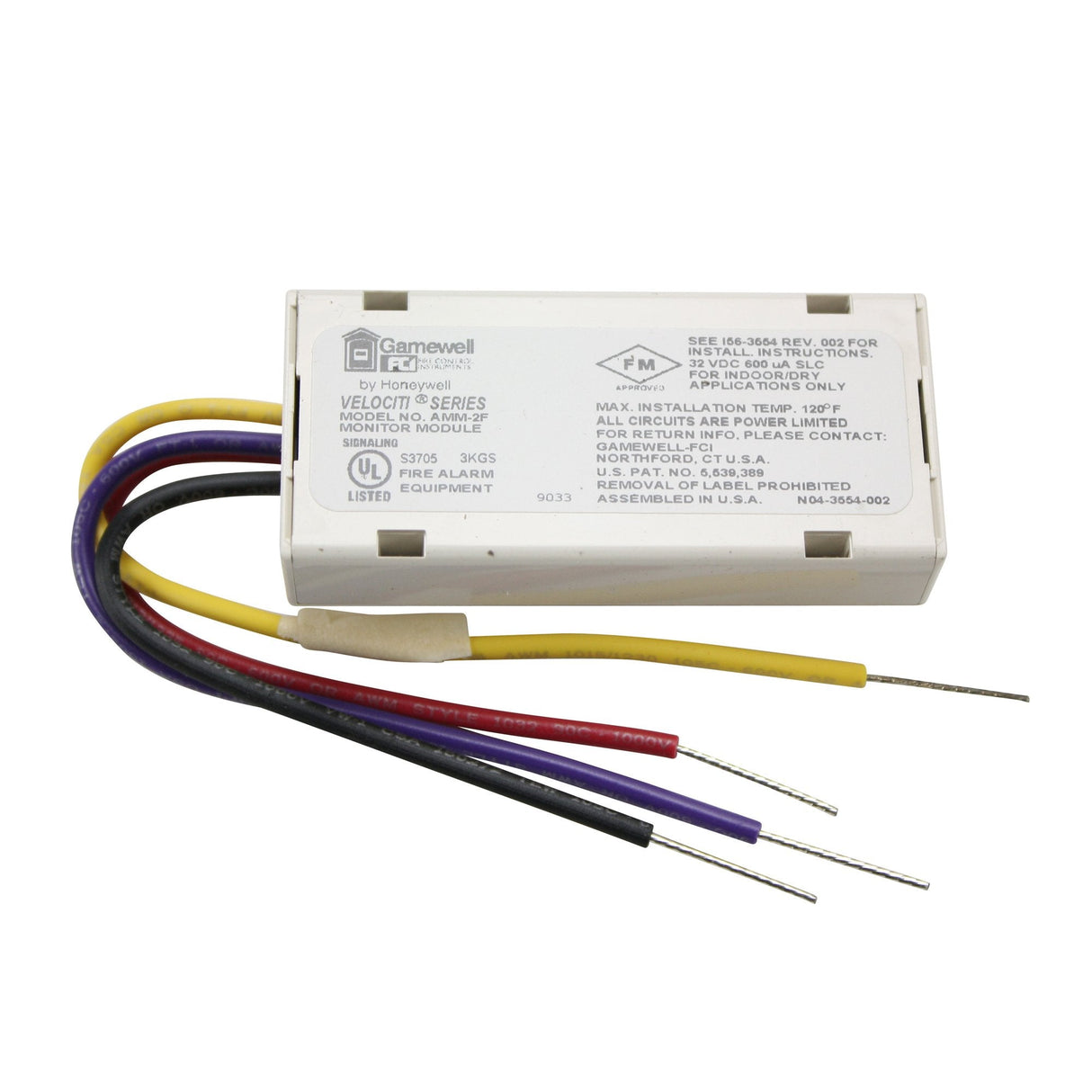 Gamewell - FCI AMM - 2F Addressable Monitor Module - PGT Electrical Supplies